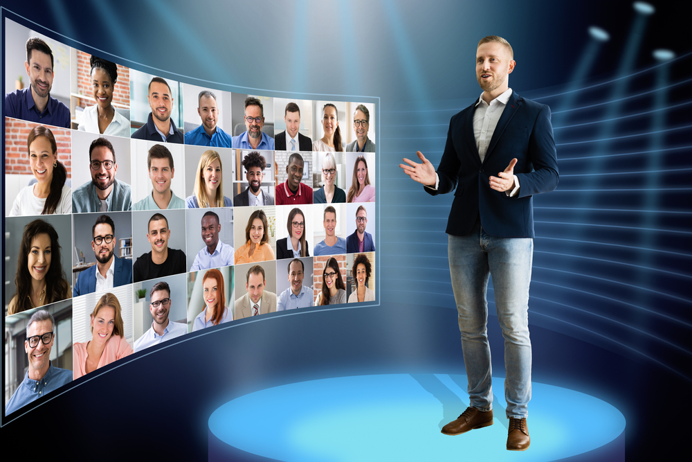 Virtual,Event,Conference,Or,Convention.,Online,Speaker,Seminar